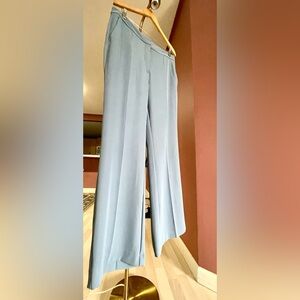 Zara Women's Sky Blue Wide-Leg Pants